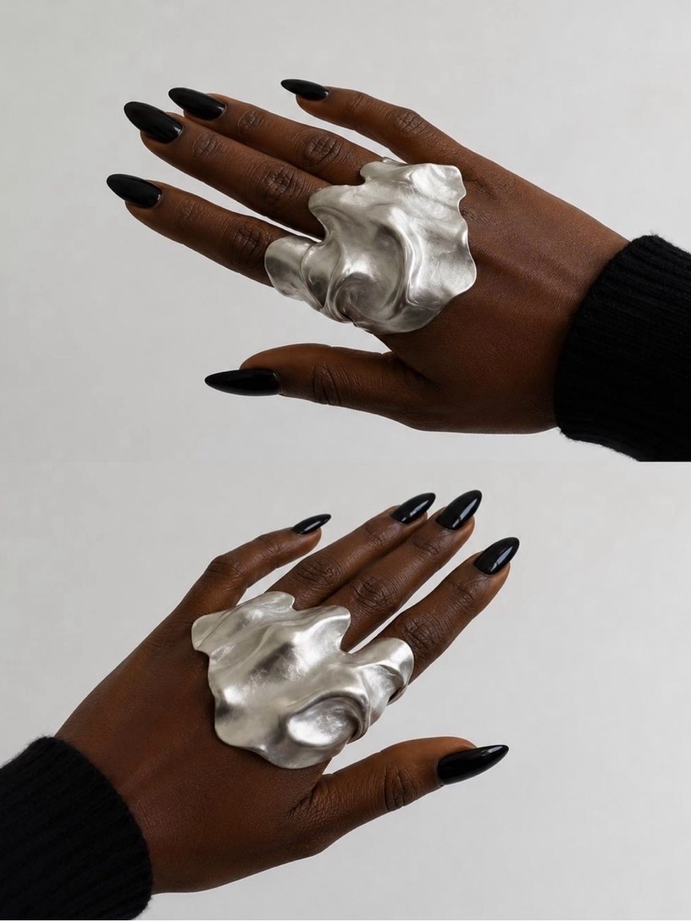 Mechanical Hand Sculptural Ring - Women Jewelry